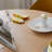 Burlywood Round Solid Wood Dining table