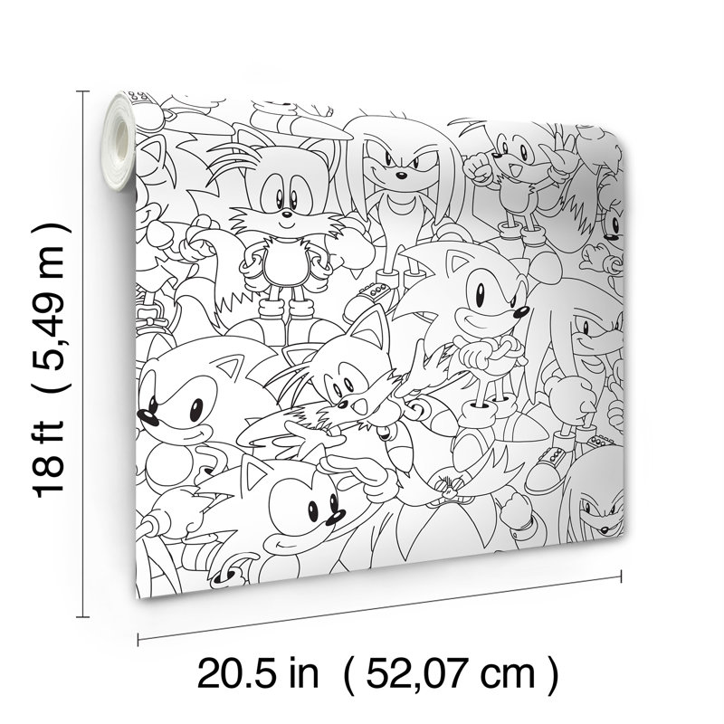 Papier peint adhésif Sonic The Hedgehog