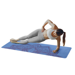 Tapis de yoga Mandala - doré