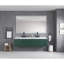 Miroir décoratif de salle de bain moderne à DEL, haute luminosité, antibuée, cadre en aluminium, parfait pour la maison et le salon