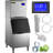 VEVOR 440 Lb. Daily Production Cube Clear Ice Freestanding Ice Maker