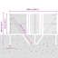 50cm H x 2500cm W Metal Fencing Kits