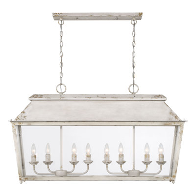 Aramie 8 - Light Linear Pendant - Antique Ivory