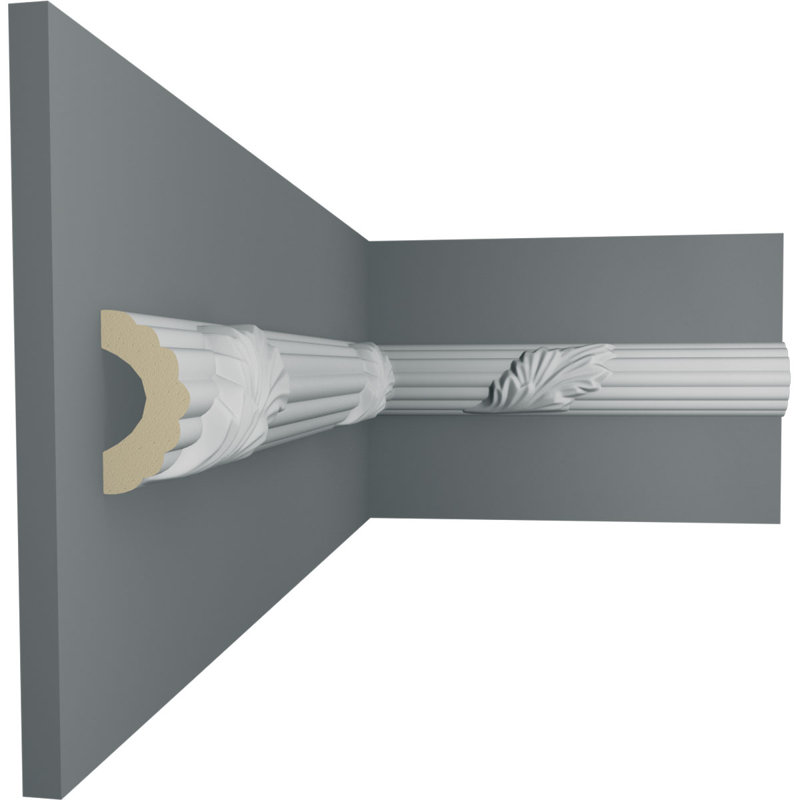 Reeded Acanthus Leaf Panel Moulding