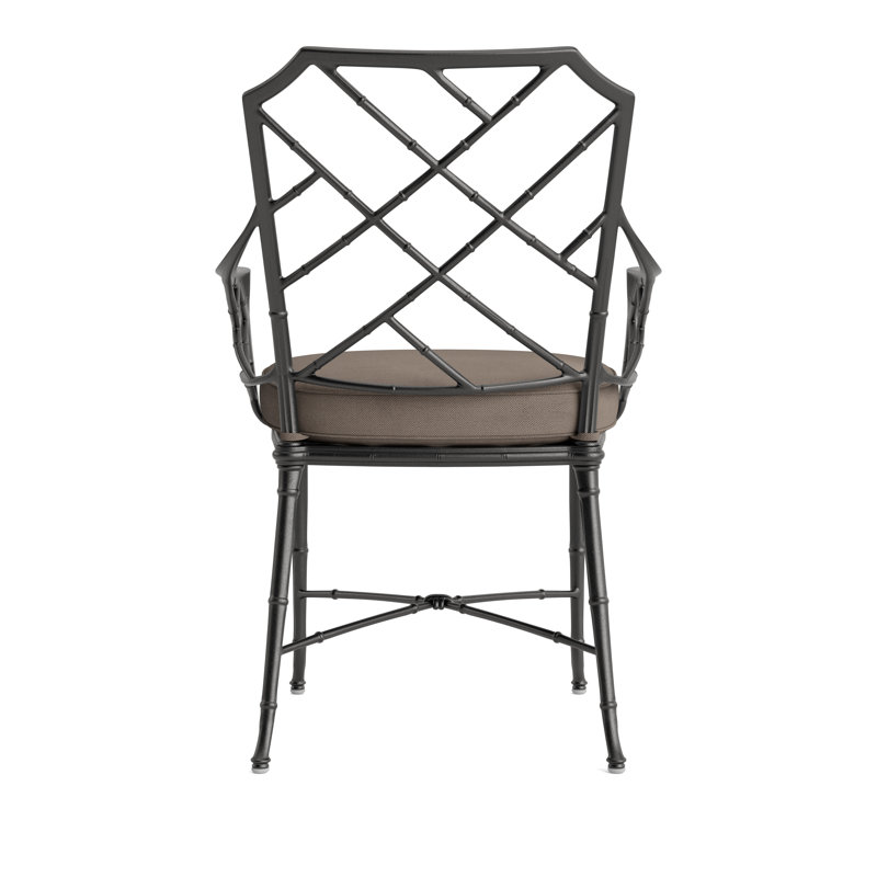 Calcutta Outdoor Dining Chair, Fusion Dove, Textured Pewter