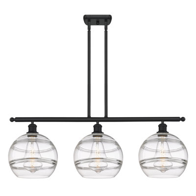 Luminaire suspendu pour îlot de cuisine à 3 lumières Chartoff