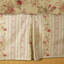 Jupe de lit rose antique à motif floral 15 po x 15 po Greenland Home Fashions-104012710