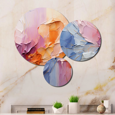 Collage Impressions I - Abstract Collages Living Room Set