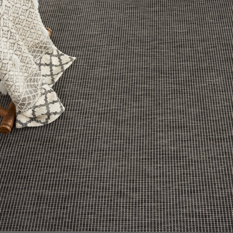 Solid Colour Indoor / Outdoor Area Rug, Rectangle 152 x 213cm