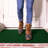 Double Play Ribbed Low Pile Moisture Absorbant Stain/Fade Resistant Non-Slip Indoor/Outdoor Doormat-118778655-118778727