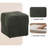 Soft And Comfortable Square Corduroy Ottoman Foot Rest, Multi-Functional And Durable For Living Spaces-765119150
