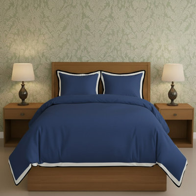 White Border Frame Duvet Cover Set