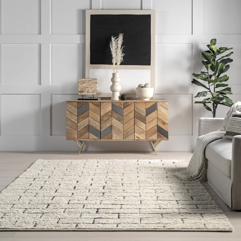 Tapis en laine Ariana, Rectangle 4 pi x 6 pi