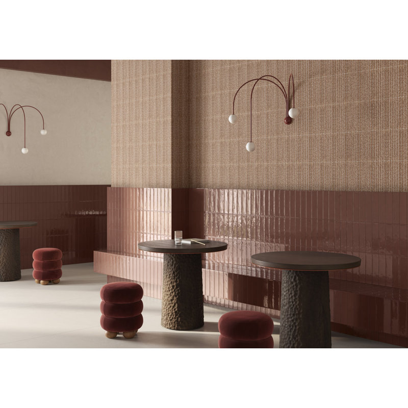 Carrelage mural en porcelaine Oita Hashi 5 x 10, Bleu ciel