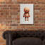 «Kn tricot Doll» par Ann Klee, art mural en verre acrylique, 16 po x 24 po-132491765