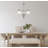 Kerris 3-Light Indoor Brushed Nickel Classic/Traditional Chandelier with Alabaster Glass Shades
