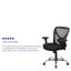 Aster Big & Tall 400 lb. Rated Mesh Swivel Ergonomic Task Office Chair