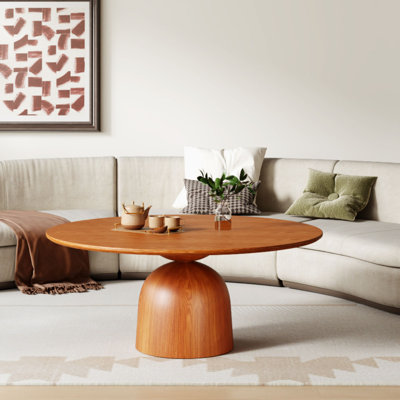 Table d'appoint moderne en bois massif avec table d'appoint Jahnelle