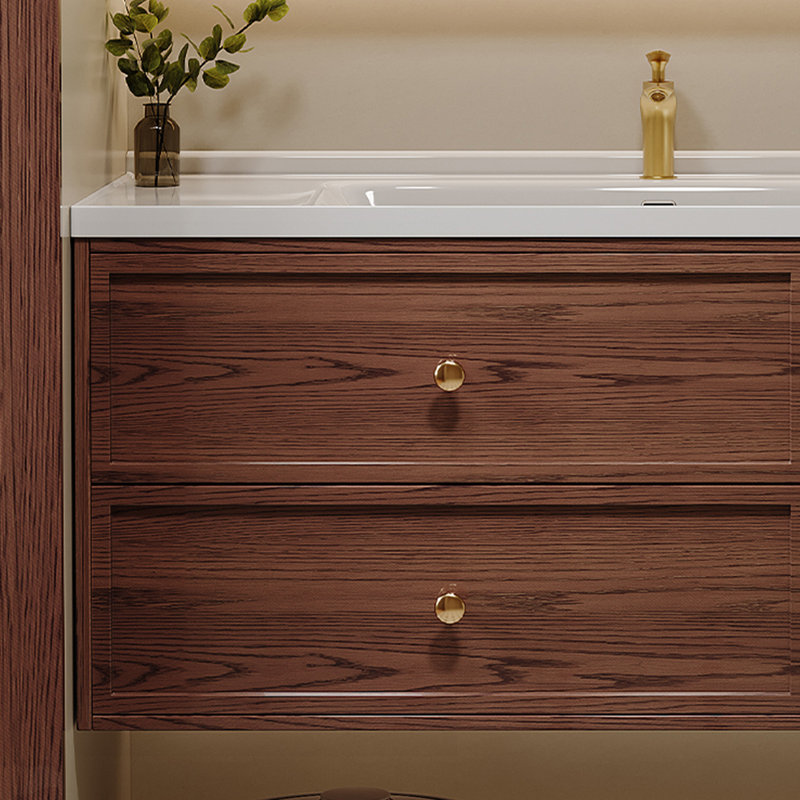 Light luxury retro bathroom cabinet