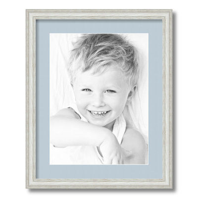 Wood Matte Picture Frame with Mat