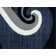 Tapis abstrait bleu Arlane