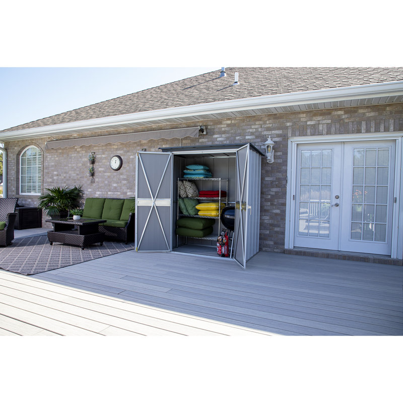 Spacemaker 5.66 ft. W x 3.25 ft. D Metal Storage Shed