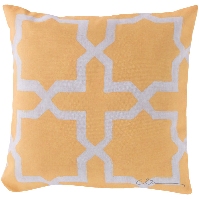 Striking Star Throw Pillow, Blue, 20" H x 20" W