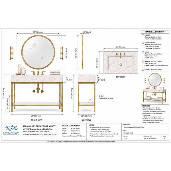Dimensions du produit
