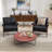 Faux Leather Armchair-951733039