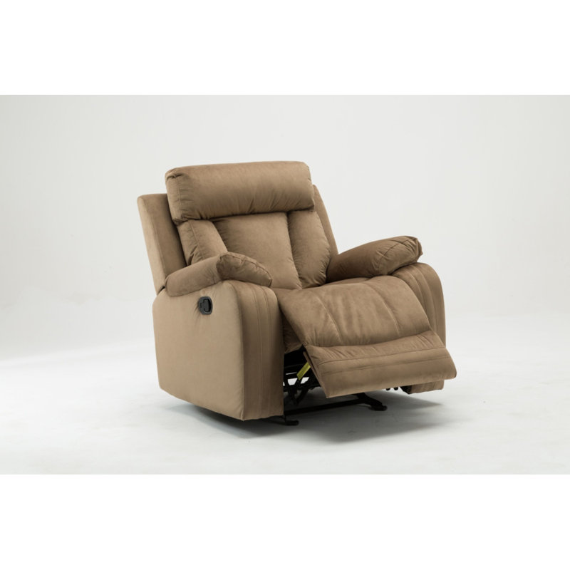 Lift Assist Recliner, Beige Leather Match