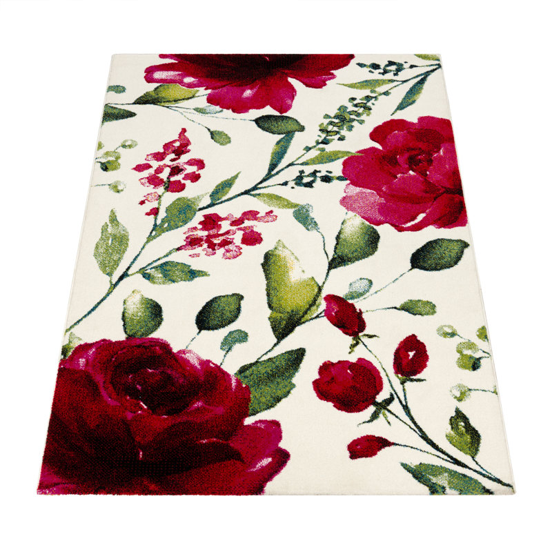 Michaelynn Floral Indoor Rug, Rectangle 5'3" x 7'7"