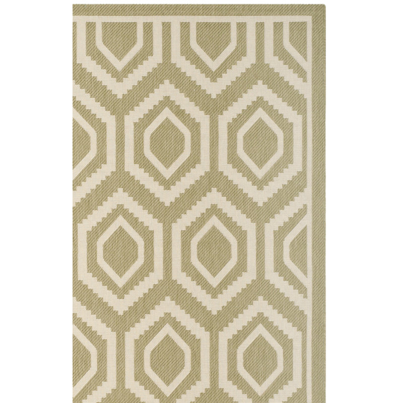 Tapis à motif géométrique Deedrick, Rectangle 2 pi 7 po x 5 pi