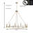 Beck 12 - Light Living Room Steel Dimmable Candle Style Wagon Wheel Chandelier UL Certified-882687909