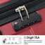 Valise rigide, valises en ABS léger et durable avec roues doubles, valise extensible 28 po à carreaux-132975276-132975277