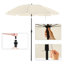 Braley 180 cm W X 180 cm D Octagonal Beach Parasol with Manual Lift-326728561-377596802