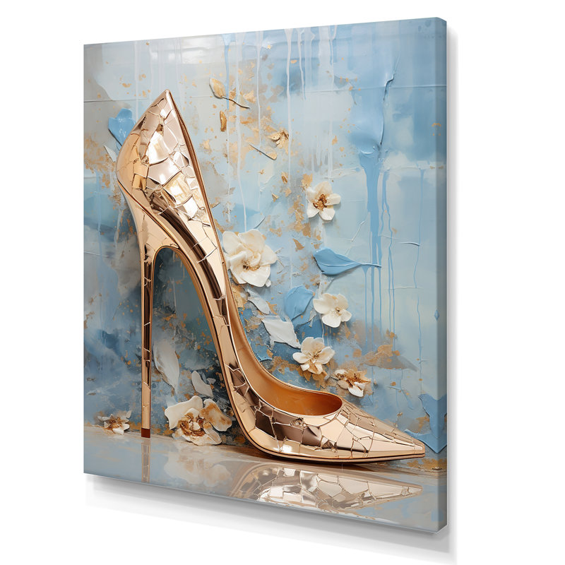 Chic Fashion Heel II sur impression sur toile, Toile tendue, H 32 po x l 24 po x P 1 po
