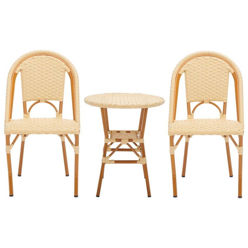 Ensemble bistro 23,75 po Adreian, Naturel, Brun