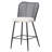 Rattan Counter Height Bar Stools, 26'' Modern Boucle Counter Stools With Butterfly Cane Back, Wicker Counter Stools For Kitchen,Home Bar,Restaurant,Set Of 2, White-1863745100