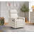 Oxford Baby Layton Upholstered Glider Recliner Rocking Chair, Green Guard Gold Certified, 360°  swivel for nursery and living room - Cream-117329440-117329443