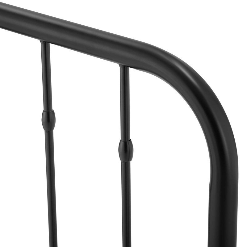 Lennon Metal Headboard, Twin, Black
