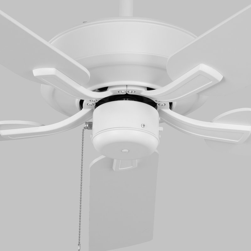 52'' Ceiling Fan, Matte White, Matte White