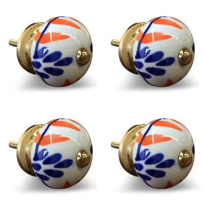 Handpainted Round Knob