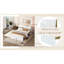 Lit double avec lit gigogne simple et 2 tiroirs de rangement en chêne blanc brillant ultrabrillant. Matériaux. Style contemporain. Solution. Instructions d'assemblage simples-92167050