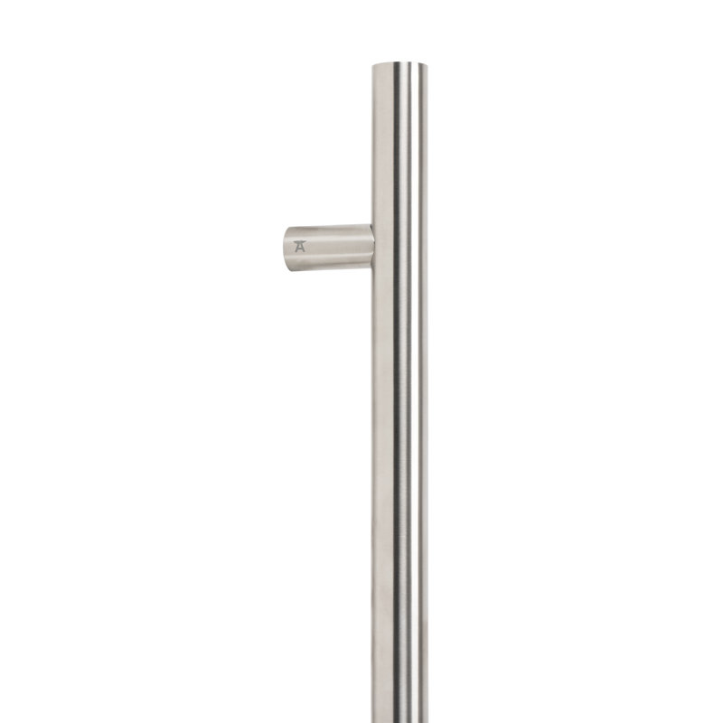 SS (316) 0.6m T Bar Handle Secret Fix 32mm Ø, Polished Chrome