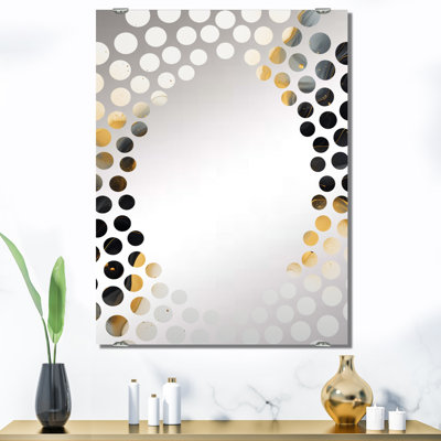 Detdeus - Miroir mural abstrait en marbre MIR137836