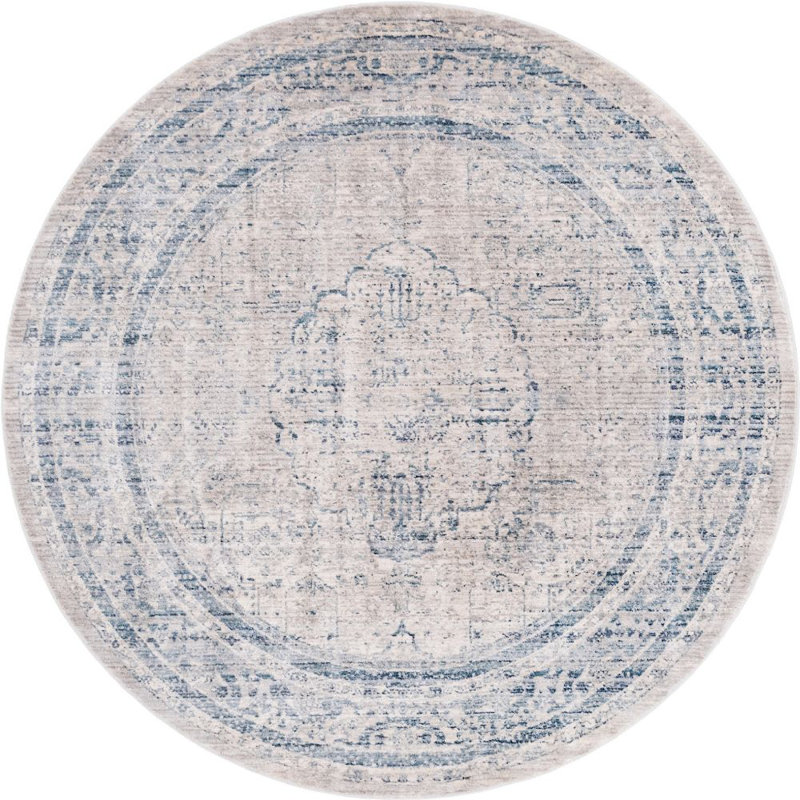 Gabbs Oriental Indoor Rug, Round 5'3"