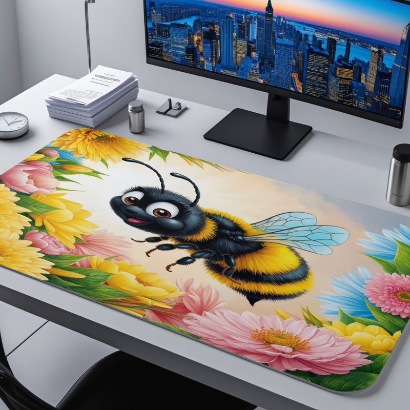 Polyester Desk Pad, 23.6x13.8
