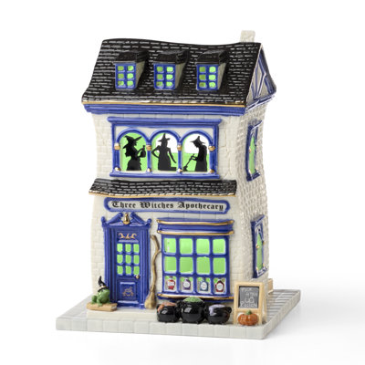 Lenox Vintage Halloween Apothecary Potion Shop Light-Up Figurine