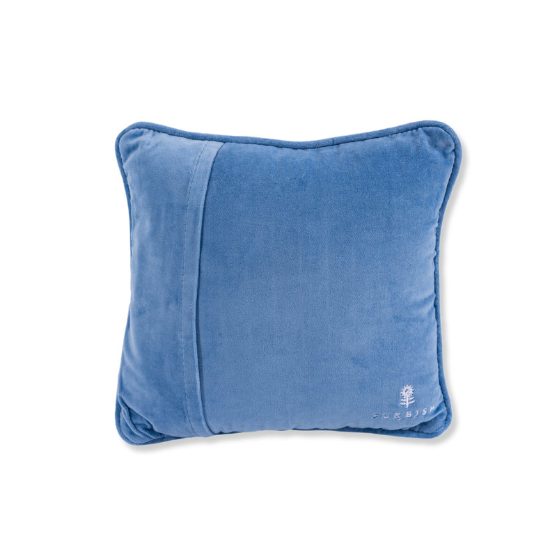 Embroidered Cotton Throw Pillow