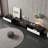 78.74''W To 98.42''W Modern Extendable TV Stand With 2 Storage Drawers And Open Shelves